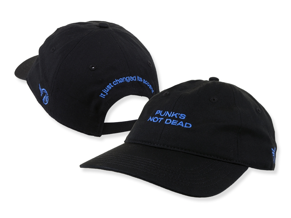 Punk's Not Dead Cap Black
