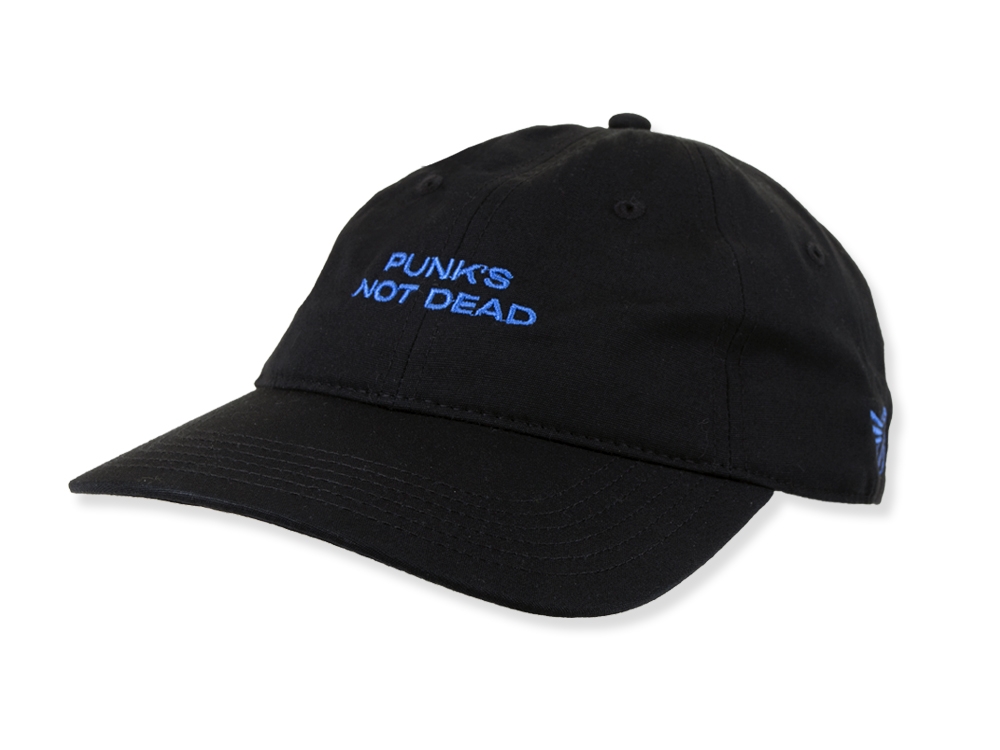 Punk's Not Dead Cap Black