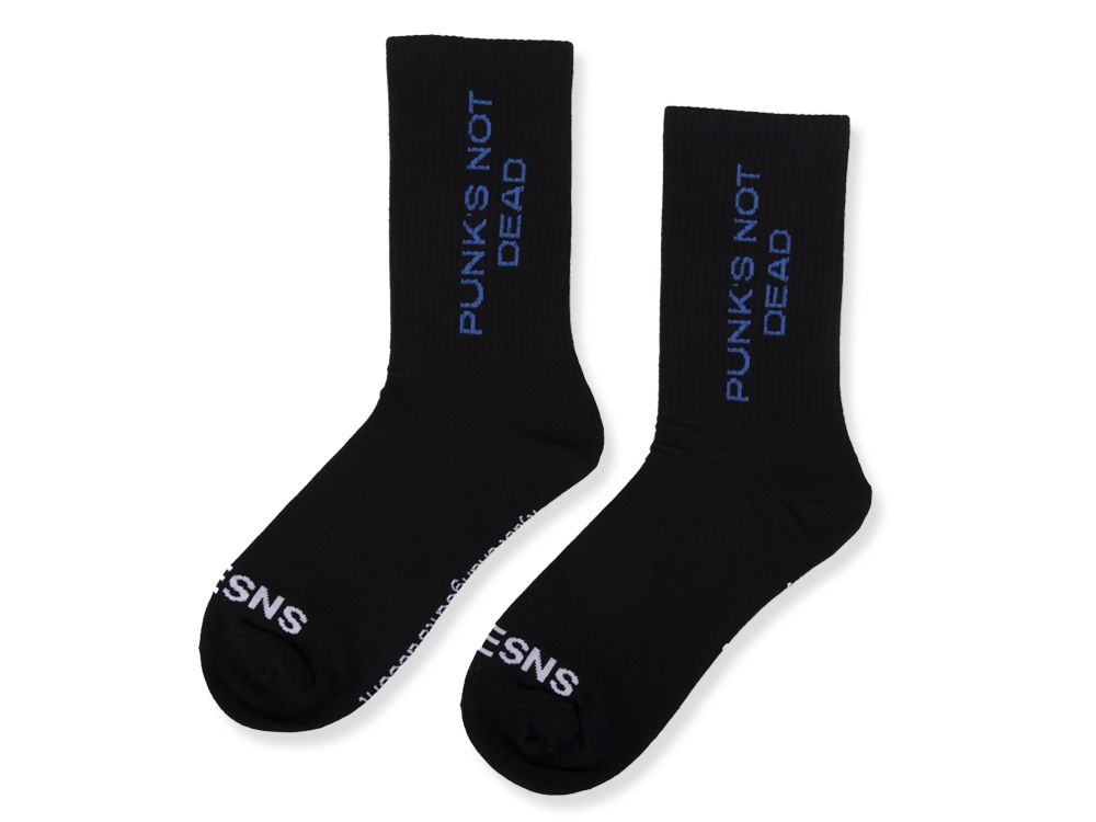 Punk's Not Dead Crewsocks Black/Blue