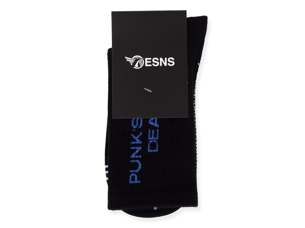 Punk's Not Dead Crewsocks Black/Blue