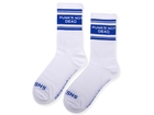 Punk's Not Dead Crewsocks White/Blue